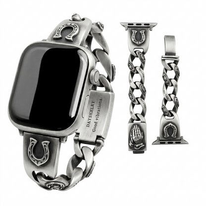 Apple Watch バンド シルバー 真鍮 925製 DAYSART×good vibrations wc038