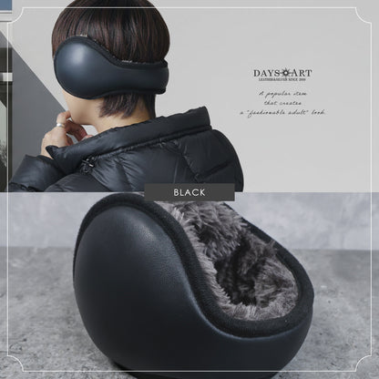 DAYSART Classic シープスキン 本革 イヤーマフ ab-ot014