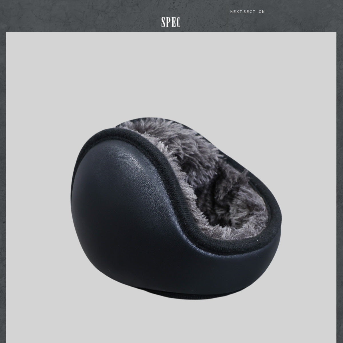 DAYSART Classic シープスキン 本革 イヤーマフ ab-ot014