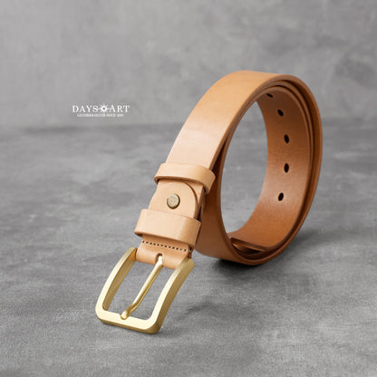 DAYSART Classic 真鍮製バックル 本革ベルト bt066