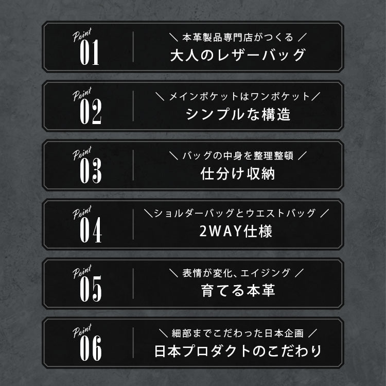 DAYSART Classic ヴァイカウント ３WAYショルダーバッグ lb007