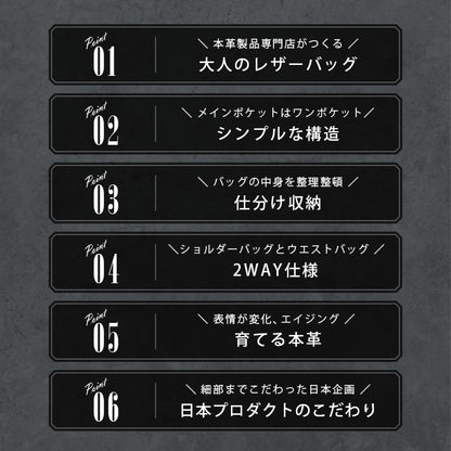 DAYSART Classic ヴァイカウント ３WAYショルダーバッグ lb007