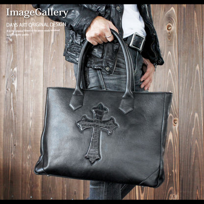 DAYSART Classic クロスモチーフ 大容量 本革トート lb222