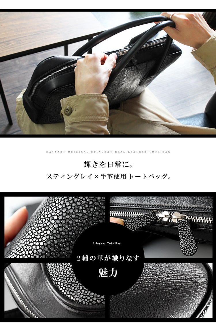 DAYSART Classic エイ革 スティングレイ ブリーフケース lb328