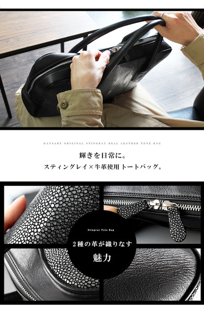 DAYSART Classic エイ革 スティングレイ ブリーフケース lb328