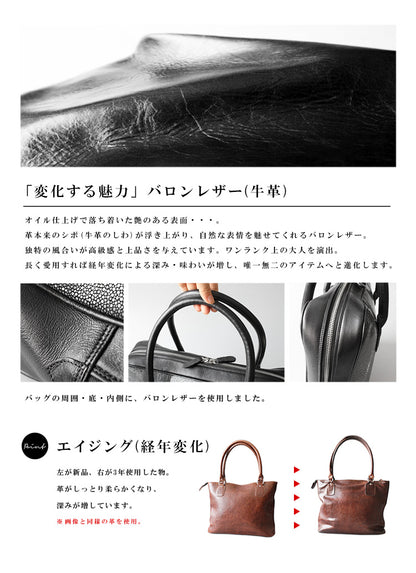 DAYSART Classic エイ革 スティングレイ ブリーフケース lb328