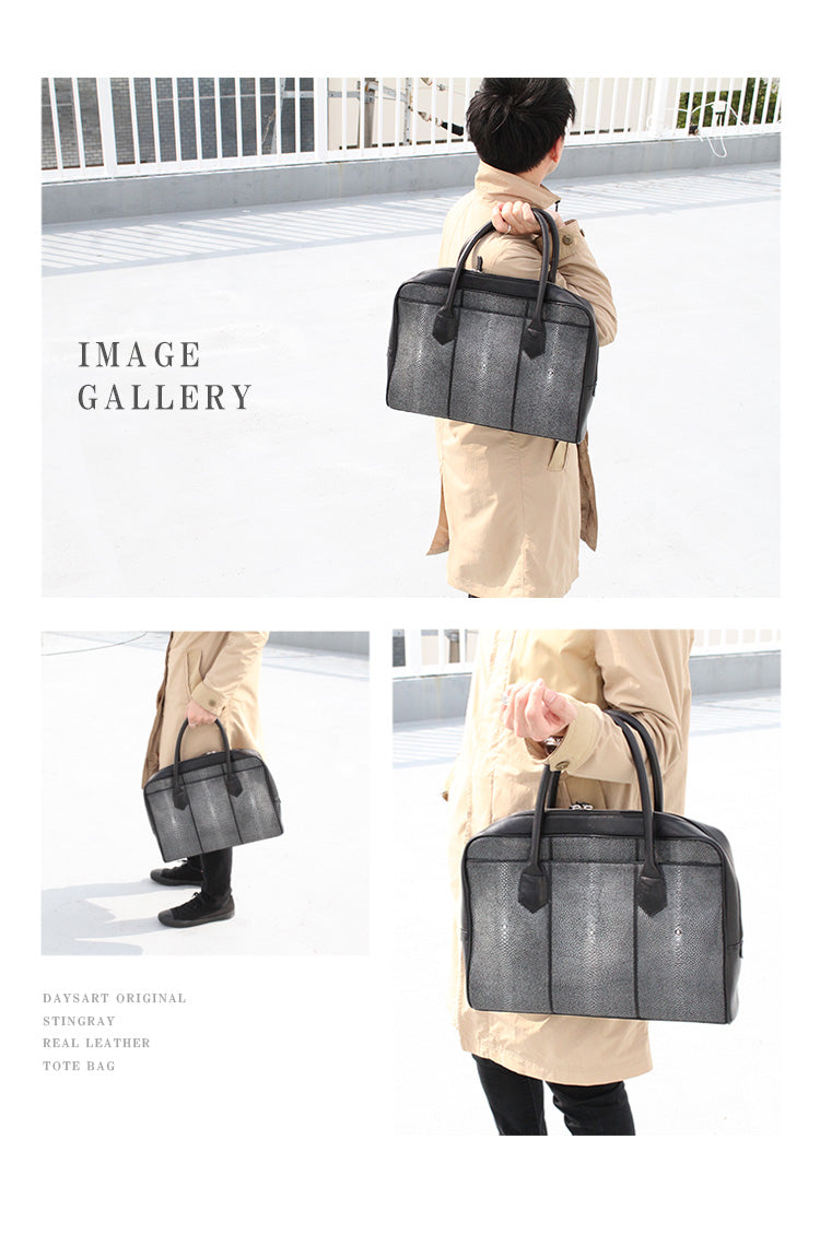 DAYSART Classic エイ革 スティングレイ ブリーフケース lb328