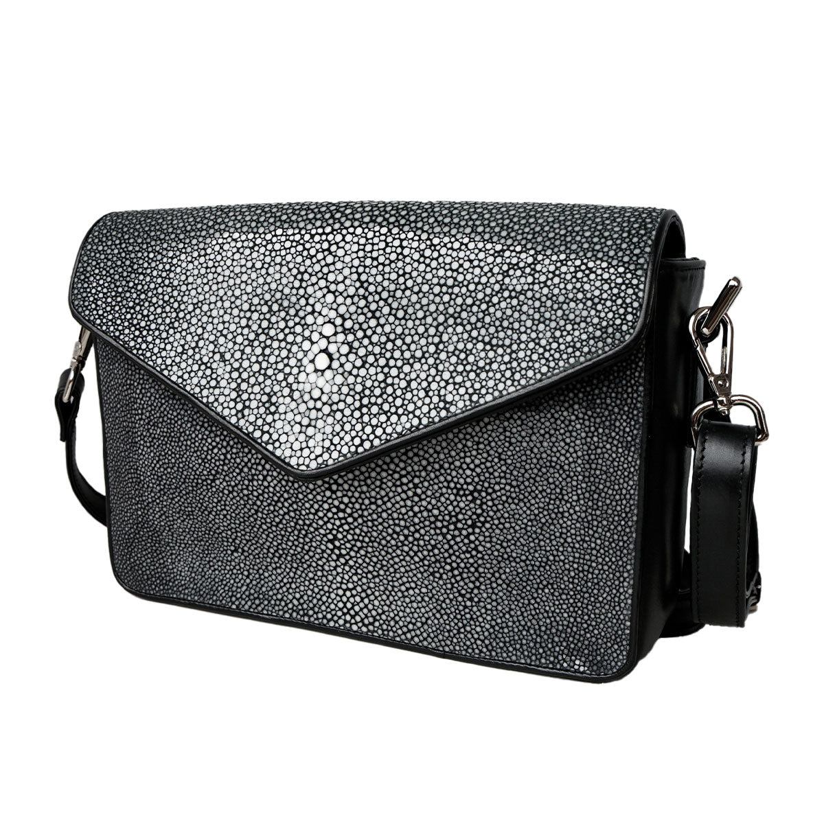 DAYSART Classic エイ革 スティングレイ 本革ショルダーバッグ lb364