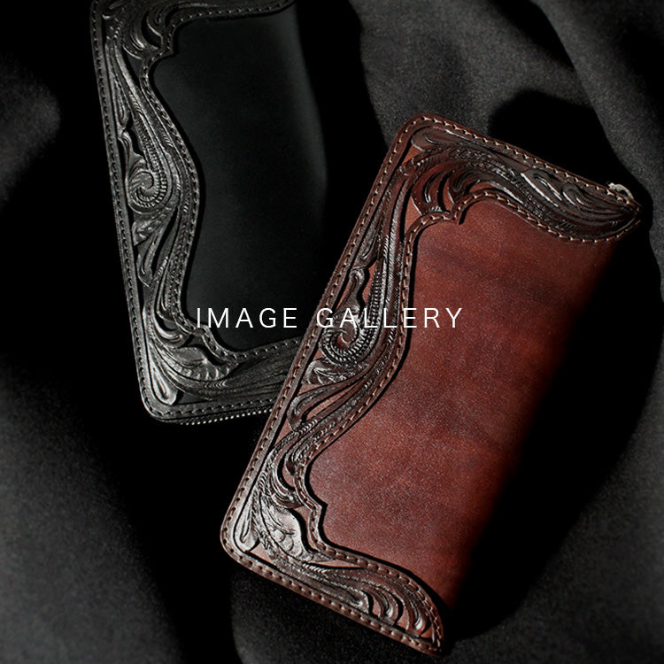 DAYSART Classic カービング ロングウォレット サドルレザー lw105