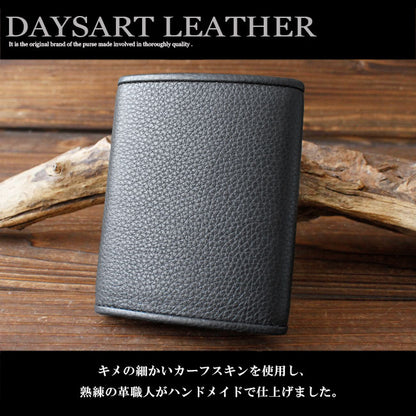 3つ折り財布 本革 クロスコンチョ シュリンクレザー コンパクトウォレット DAYSART lw191