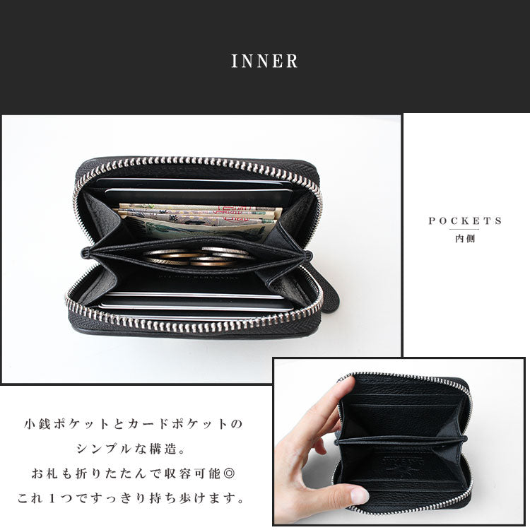 DAYSART Classic エイ革 スティングレイ ミニ財布 lw238