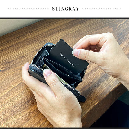 DAYSART Classic エイ革 スティングレイ ミニ財布 lw238