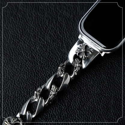 DAYSART Classic クロスモチーフ AppleWatchバンド シルバー925製 wc035