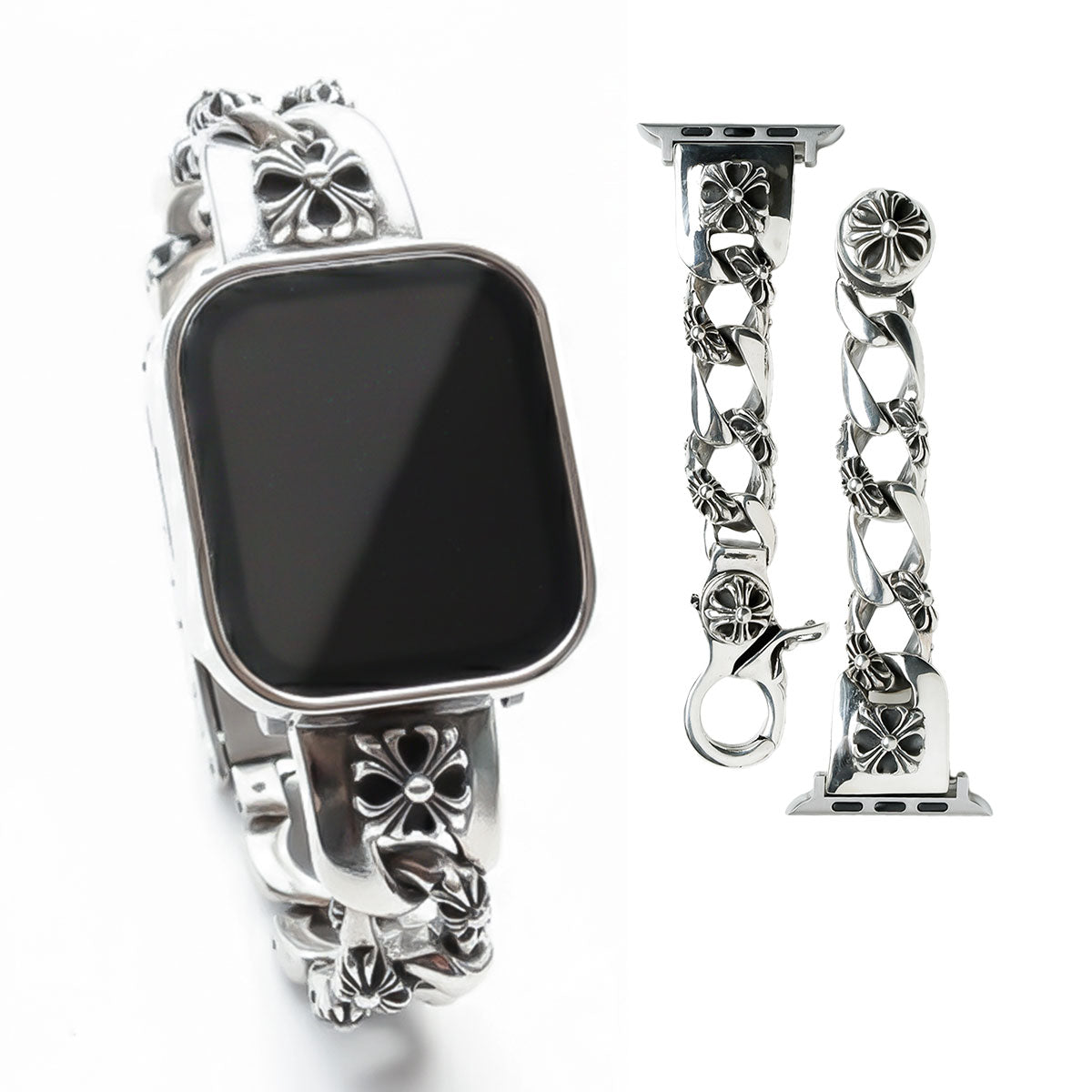 DAYSART Classic クロスモチーフ AppleWatchバンド シルバー925製 wc035