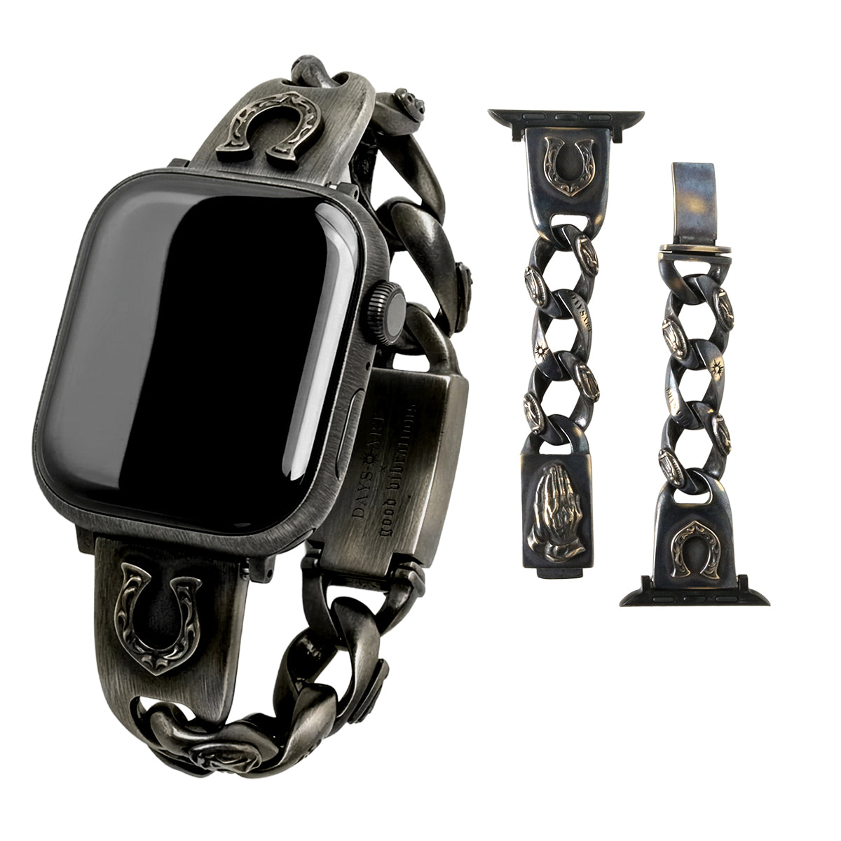 Apple Watch バンド シルバー 真鍮 925製 DAYSART×good vibrations wc038