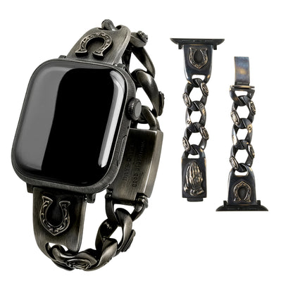 Apple Watch バンド シルバー 真鍮 925製 DAYSART×good vibrations wc038